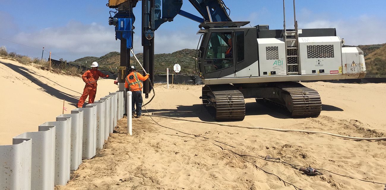 Sheet Piling Installation Equipment Steel Mandrel for Sheet Pile